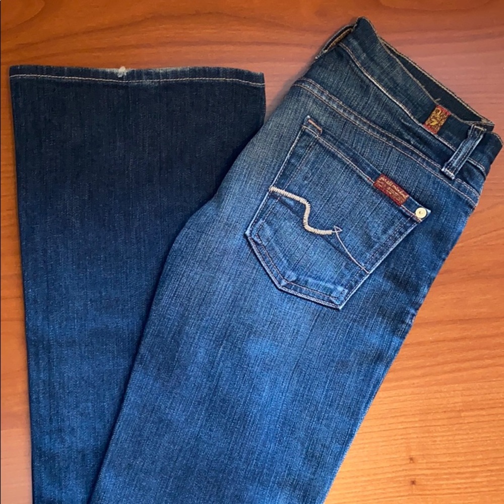 Bootcut denim jeans